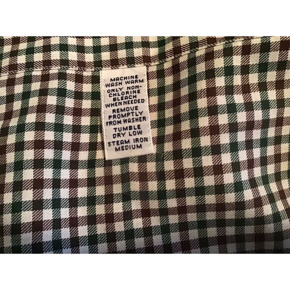Ralph Lauren Blake Button Down Shirt Long Sleeve Size Medium Gingham Plaid - Picture 3 of 5